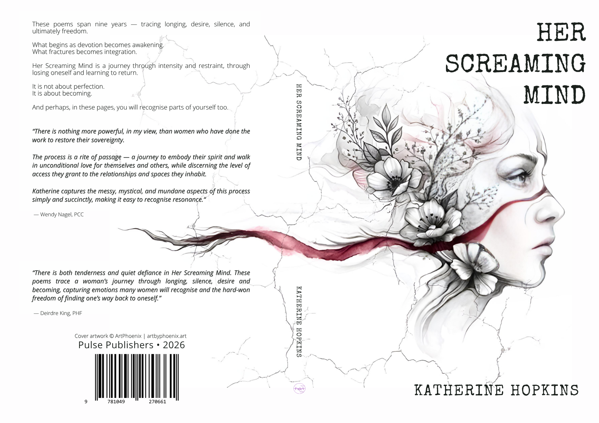 Her Screaming Mind by Katherine Hopkins – Signed Paperback